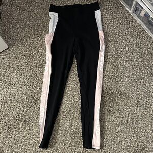 Guess Black and Pink Leggings